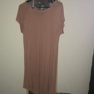 Tannish pink maxy dress